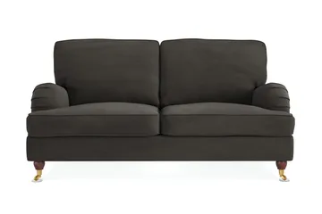 Howard Lyx 2-sits Manchestersoffa, Mörkgrå