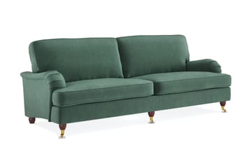 Howard Lyx 4-sits Sammetssoffa - Mörkgrön - Products - Möbler - Soffa - Sammetssoffa