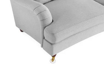 Howard Lyx 4-sits Svängd Tygsoffa - Ljusgrå - Products - Möbler - Soffa - Howardsoffa