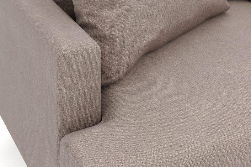 Menard 6-sits Högervänd L-formad Hörnsoffa i Tyg - Brun - Products - Möbler - Soffa - Hörnsoffa