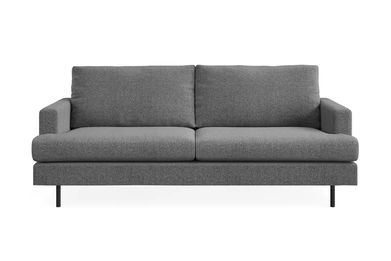 Menard Compact 3-sits Tygsoffa, Mörkgrå