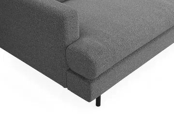 Menard Compact 3-sits Tygsoffa - Mörkgrå - Products - Möbler - Soffa - 3 sits soffa