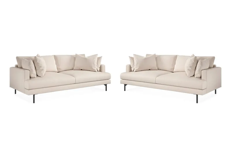 Menard Soffgrupp 4-sits + 4-sits Djup Tygsoffa 225 cm bred