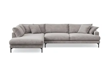 Menard Premium 5-sits Vänstervänd L-formad Djup Schäslongsoffa i Chenille