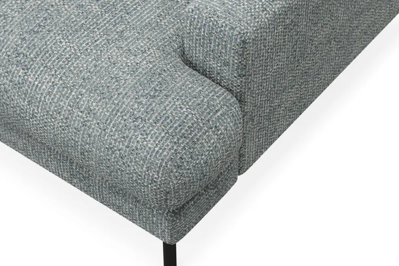 Menard Premium 5-sits Vänstervänd L-formad Djup Schäslongsoffa i Chenille - Grå/Blå - Products - Möbler - Soffa - Divansoffa & schäslongsoffa
