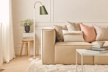 Cubo 1-sits Mittmodul i Tyg 80 cm bred - Beige - Products - Möbler - Soffa - Modulsoffa - Mittmodul