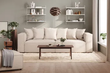 Cubo 2-sits Högermodul i Tyg 120 cm bred - Beige - Products - Möbler - Soffa - Modulsoffa - Övriga moduler till modulsoffa