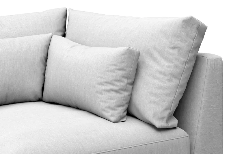 Dubai Hörnmodul Extra Djup - Ljusgrå - Products - Möbler - Soffa - Modulsoffa - Hörnmodul