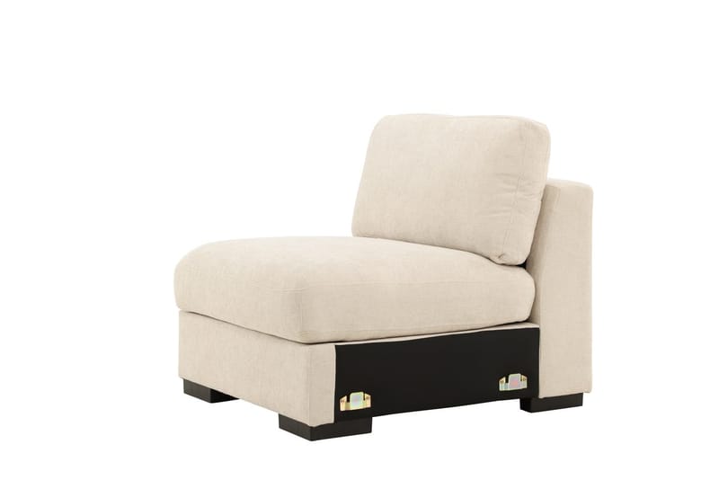 Mittmodul Salerno i Tyg - Beige - Products - Möbler - Soffa - Modulsoffa - Mittmodul