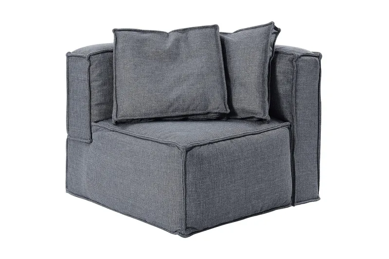 Oceanis Hörnmodul/armstödsmodul höger, Mörkgrå