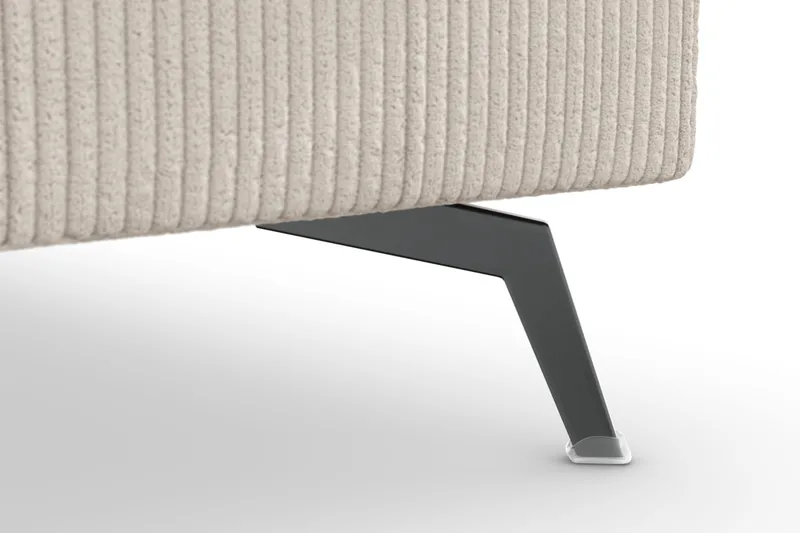 Ocean Lyx 6-sits Högervänd U-formad Soffa med Divan och Schäslong + Fotpall i Manchester - Beige - Products - Möbler - Soffa - U-soffa
