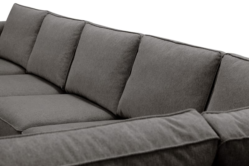 Optus 6-sits U-soffa med Divan och schäslong vänster - Mörkgrå - Products - Möbler - Soffa - U-soffa