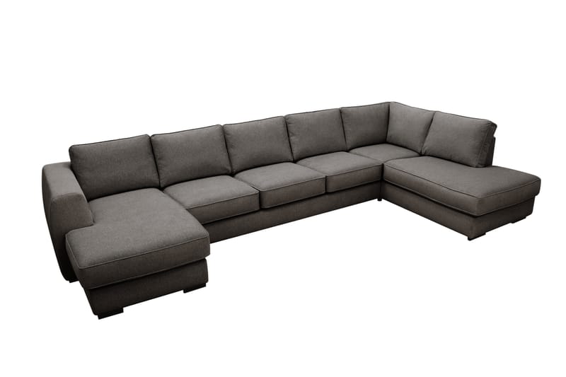 Optus 6-sits U-soffa med Divan och schäslong vänster - Mörkgrå - Products - Möbler - Soffa - U-soffa