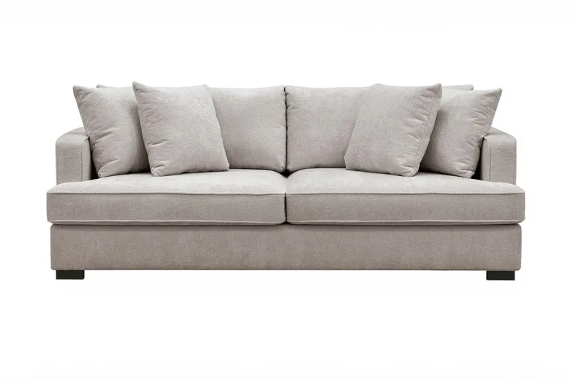 Rossita 3-sits Djup Soffa i Chenille, Grå / Brun