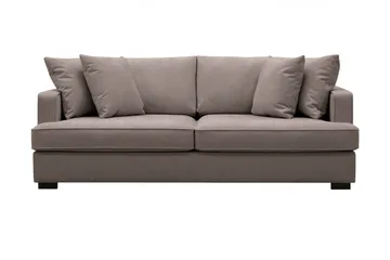 Rossita 3-sits Djup Tygsoffa, Brun