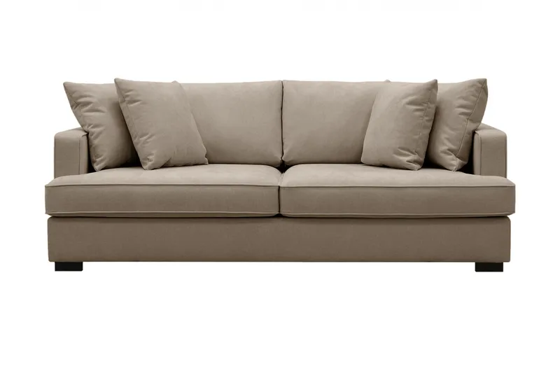 Rossita 3-sits Djup Tygsoffa, Brun