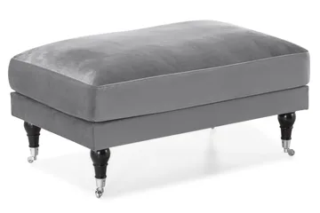 Andrew Soffgrupp 3+1 Sammet - Ljusgrå - Products - Möbler - Soffa - Soffgrupp - Howard soffgrupp