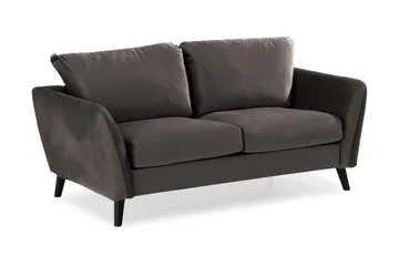 Trend 2-sits Sammetssoffa - Mörkgrå - Products - Möbler - Soffa - Sammetssoffa