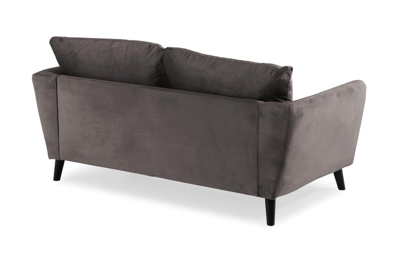 Trend 2-sits Sammetssoffa - Mörkgrå - Products - Möbler - Soffa - Sammetssoffa