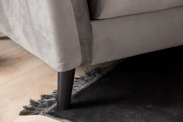 Trend 3-sits Sammetssoffa - Brun - Products - Möbler - Soffa - 3 sits soffa