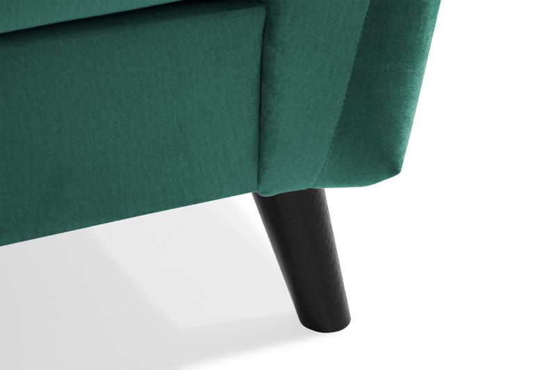 Trend 3-sits Sammetssoffa - Grön - Products - Möbler - Soffa - 3 sits soffa
