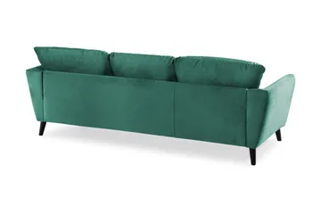 Trend 3-sits Sammetssoffa - Grön - Products - Möbler - Soffa - 3 sits soffa