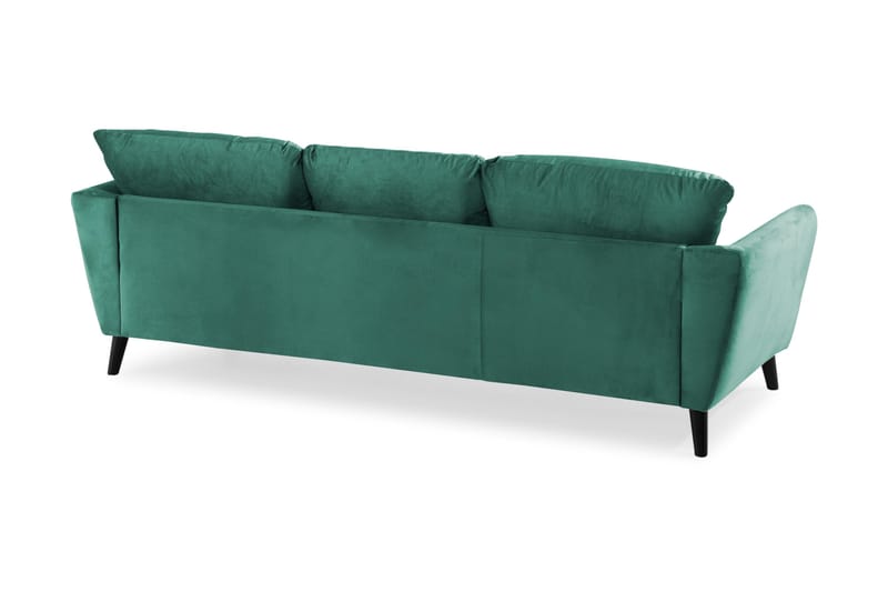 Trend 3-sits Sammetssoffa - Grön - Products - Möbler - Soffa - 3 sits soffa