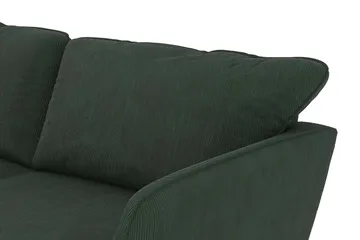 Trend Lyx 4-sits Vänstervänd U-formad Soffa med Divan och Schäslong i Manchester - Mörkgrön - Products - Möbler - Soffa - U-soffa
