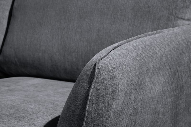Trend Lyx 4-sits Vänstervänd U-formad Soffa med Divan och Schäslong i Tyg - Mörkgrå - Products - Möbler - Soffa - U-soffa