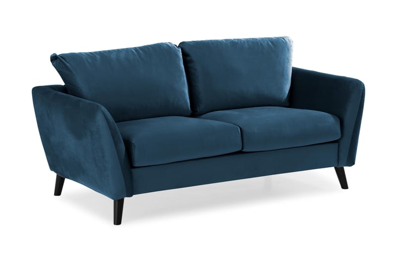 Trend Soffgrupp 3-sits + 2-sits Sammetssoffa - Blå - Products - Möbler - Soffa - Soffgrupp
