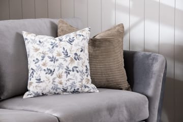 Trend Soffgrupp 3-sits + 2-sits Soffa + Fåtölj + Fotpall i Sammet - Ljusgrå - Products - Möbler - Soffa - Soffgrupp