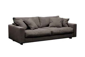 Valencia Extra Djup 3-sits Soffa - Brun - Products - Möbler - Soffa - 3 sits soffa