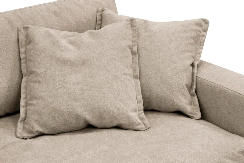 Valencia Extra Djup 3-sits Soffa i Chenille - Brun - Products - Möbler - Soffa - 3 sits soffa
