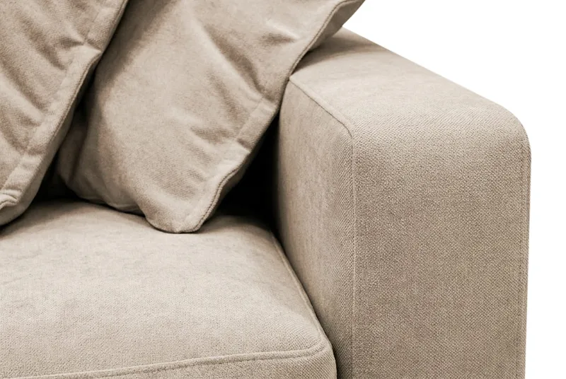 Valencia Extra Djup 3-sits Soffa i Chenille - Brun - Products - Möbler - Soffa - 3 sits soffa