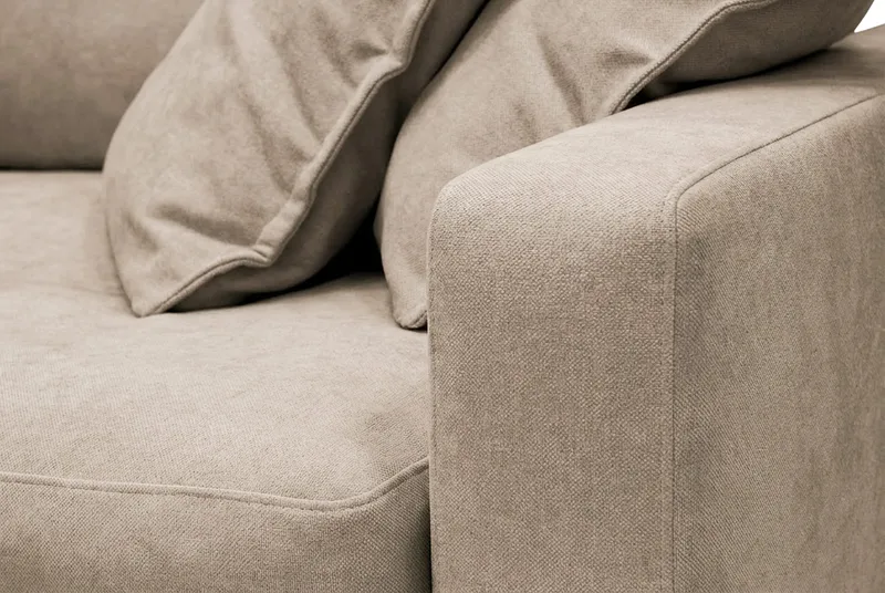 Valencia Extra Djup 3-sits Soffa i Chenille - Brun - Products - Möbler - Soffa - 3 sits soffa