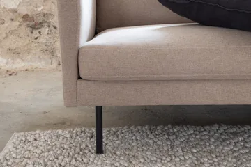 Zoom 3-sits Soffa - Brun - Products - Möbler - Soffa - 3 sits soffa