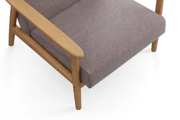 Ängsbro Fåtölj Tyg - Mörkbrun - Products - Möbler - Fåtölj & stolar - Fåtölj