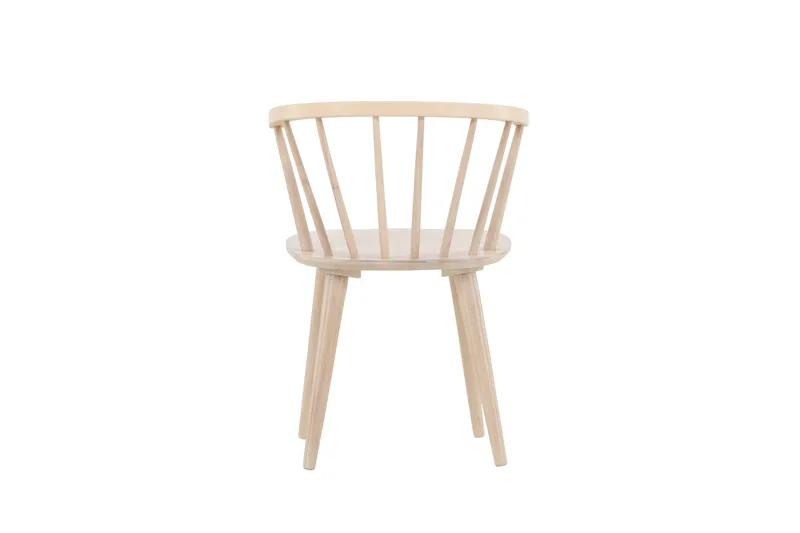 Bobby Karmstol med Armstöd - Vitlaserad / Gummiträ - Products - Möbler - Fåtölj & stolar - Karmstol