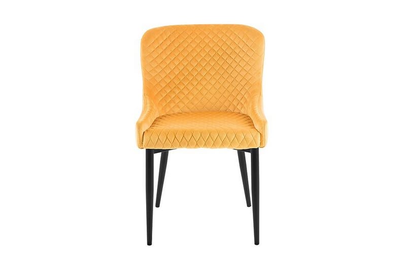 Colino Stol 2-Pack Sammet - Gul - Products - Möbler - Fåtölj & stolar - Matstol & köksstol