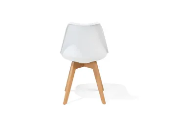 Dakota Ii Stol Set Om 2 St - Vit/brun - Products - Möbler - Fåtölj & stolar - Matstol & köksstol