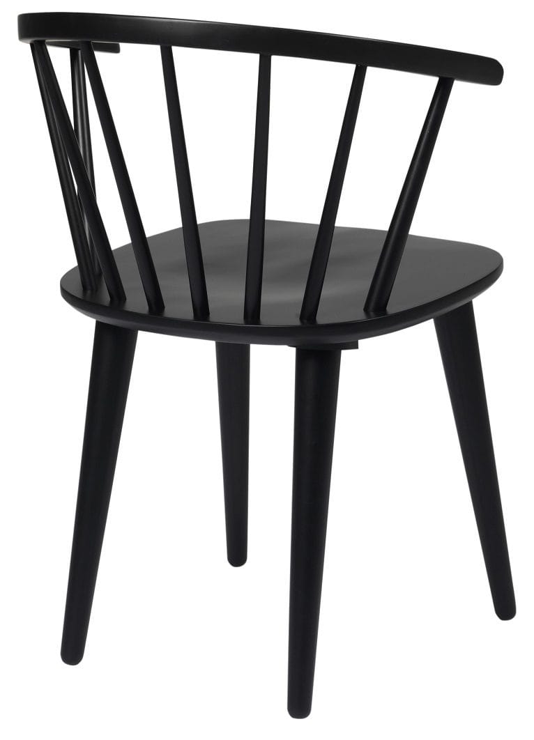 Dalsland Karmstol - Svart - Svart - Products - Möbler - Fåtölj & stolar - Matstol & köksstol