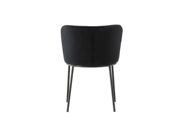 Edina Matstol - Svart - Products - Möbler - Fåtölj & stolar - Matstol & köksstol