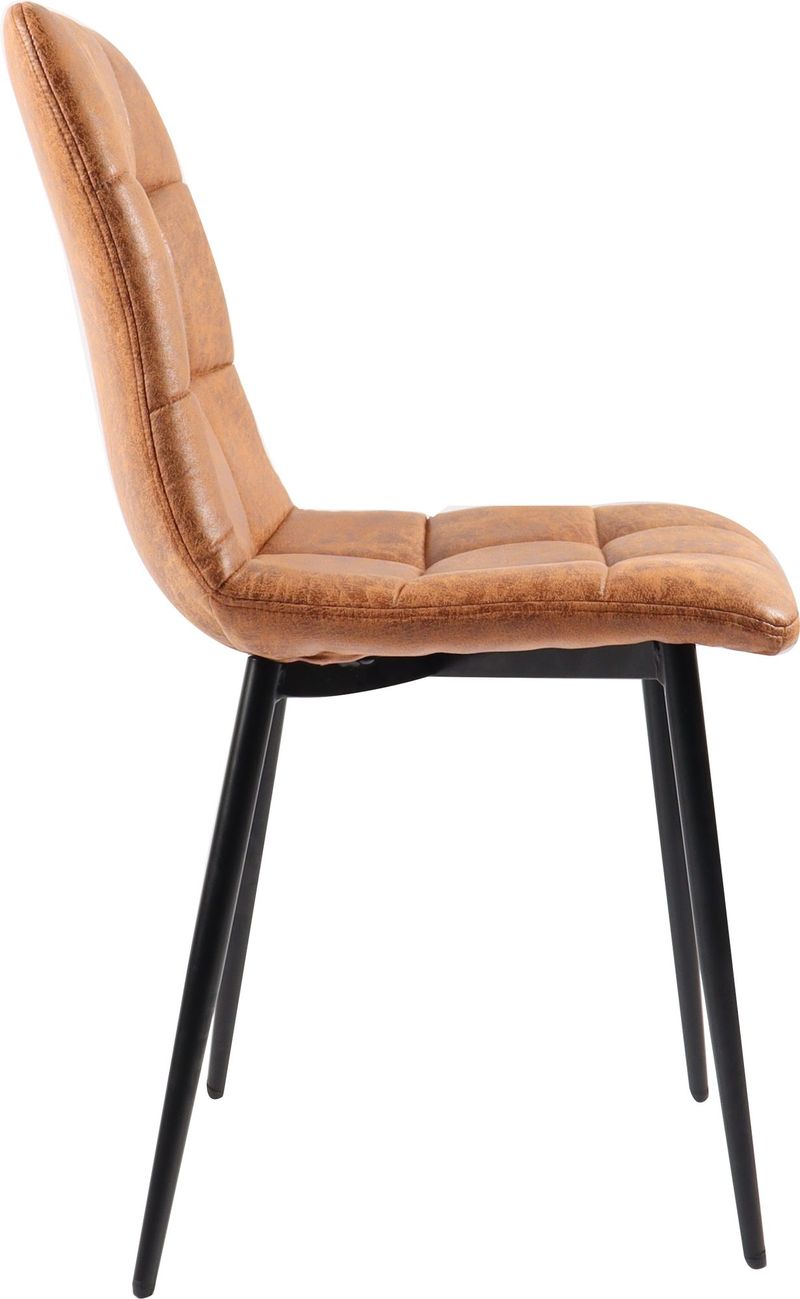 Eksjö stol i Cognac microfiber - Cognac - Products - Möbler - Fåtölj & stolar - Matstol & köksstol