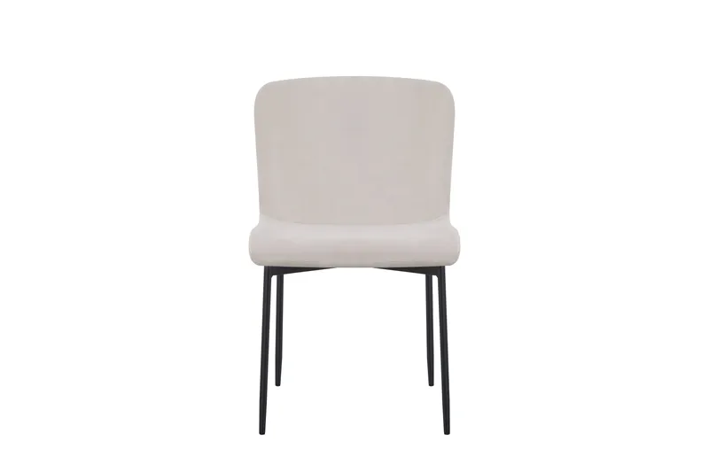 Elsie Matstol Sammet - Beige - Products - Möbler - Fåtölj & stolar - Matstol & köksstol