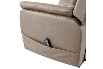 Elektrisk reclinerfåtölj Glorie Grå - Grå - Products - Möbler - Fåtölj & stolar - Fåtölj - Massagestol & massagefåtölj