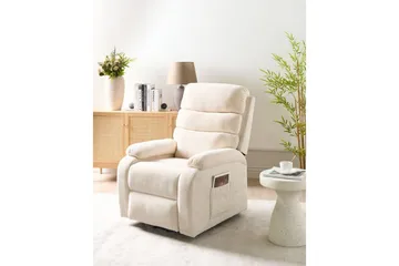Elektrisk reclinerfåtölj Rise Ljusbeige - Ljusbeige - Products - Möbler - Fåtölj & stolar - Fåtölj - Biofåtölj & reclinerfåtölj
