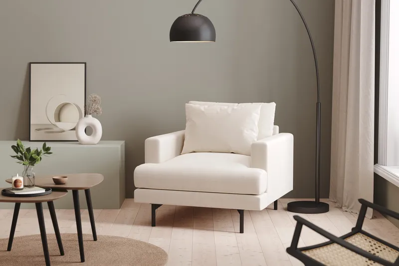 Menard Fåtölj - Ljusbeige - Products - Möbler - Fåtölj & stolar - Fåtölj