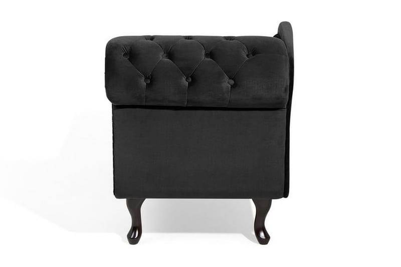 Nimes Schäslong - Svart - Products - Möbler - Fåtölj & stolar - Fåtölj - Liggfåtölj