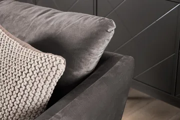 Trend Fåtölj - Mörkgrå Sammet - Products - Möbler - Fåtölj & stolar - Fåtölj