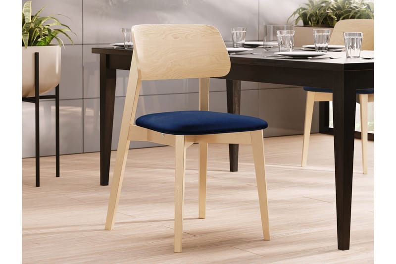 Ferrara Matstol - Blå/Beige - Products - Möbler - Fåtölj & stolar - Matstol & köksstol